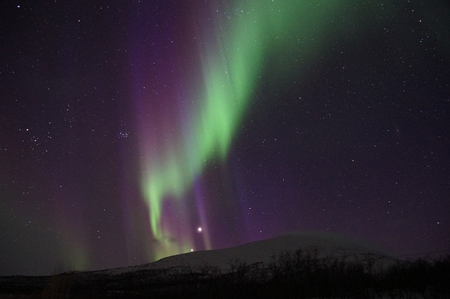 northern lights in Abisko (Sweden).